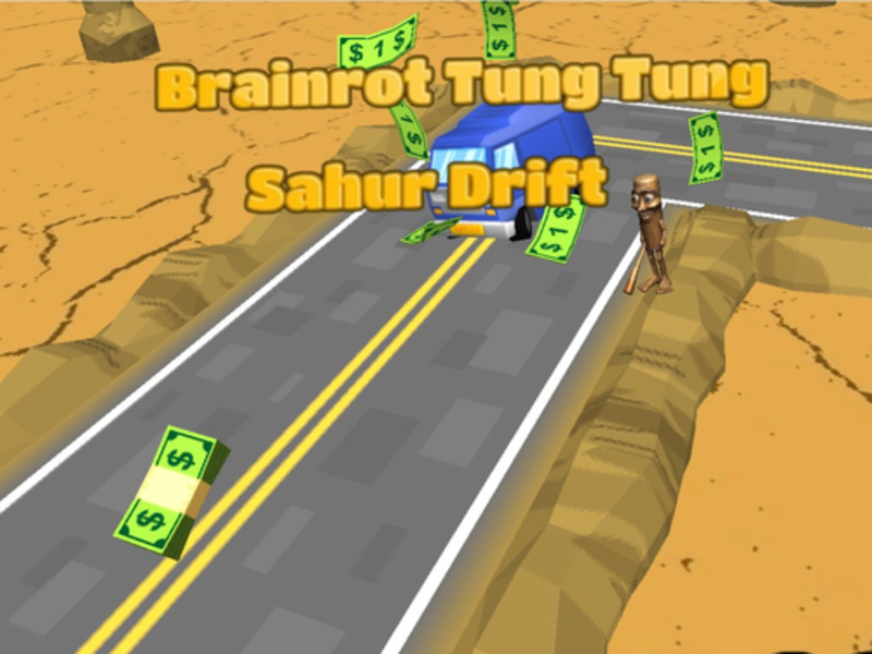 Igra Brainrrot Tung Tung Sahur Drift spletu