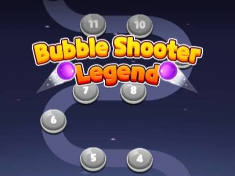 Igra Shooter z mehurčki: legenda spletu