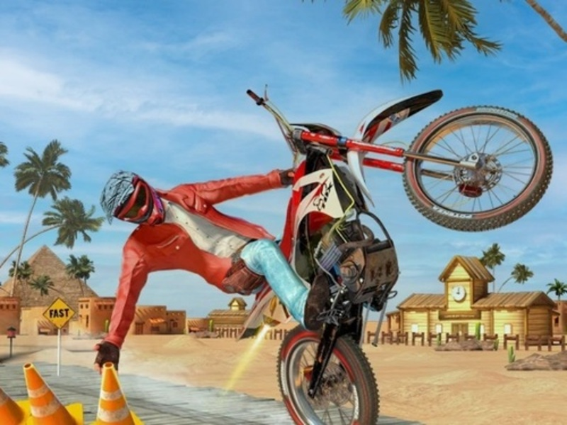 Igra Motocross Race spletu