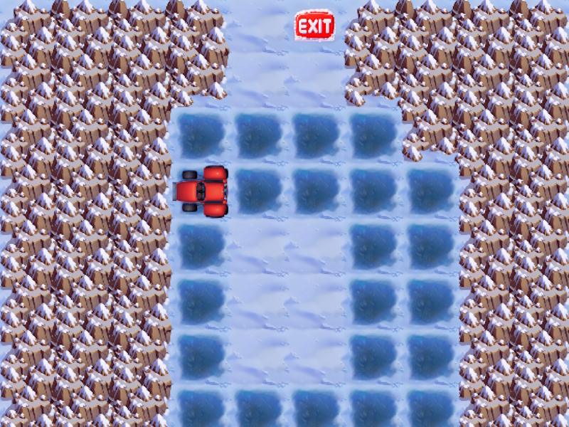 Igra RozhdestVensky Snow Challenge: Labirint Puzzle spletu