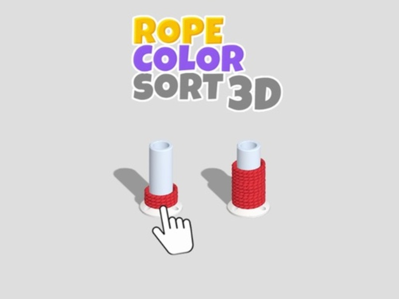 Igra Razvrščanje po barvi vrvi 3D spletu
