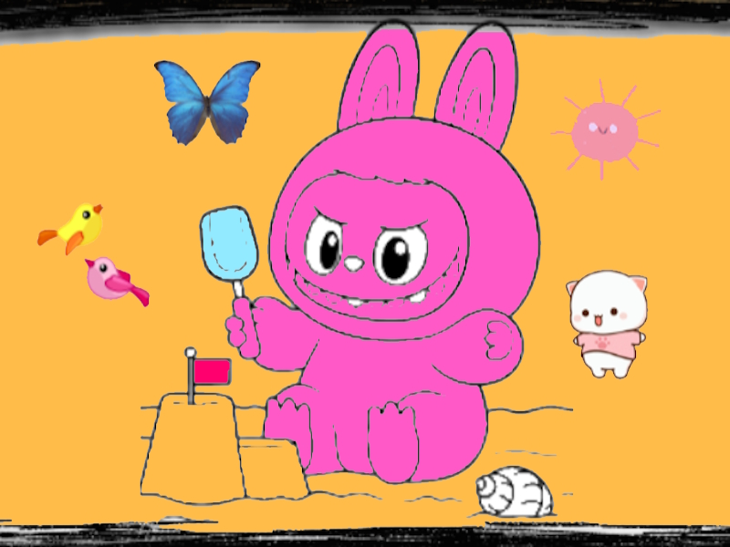 Igra Adventure Labubu Coloring spletu