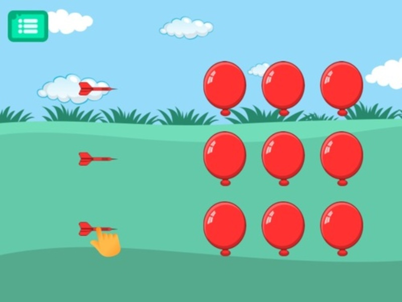 Igra Blitz balon spletu
