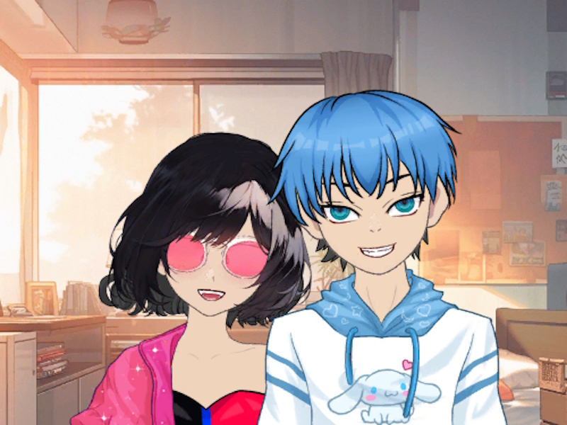 Igra Anime-pair: Ustvarjanje avatarja spletu