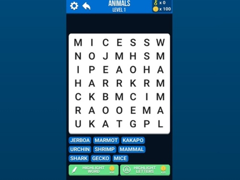 Igra Poiščite besedo spletu