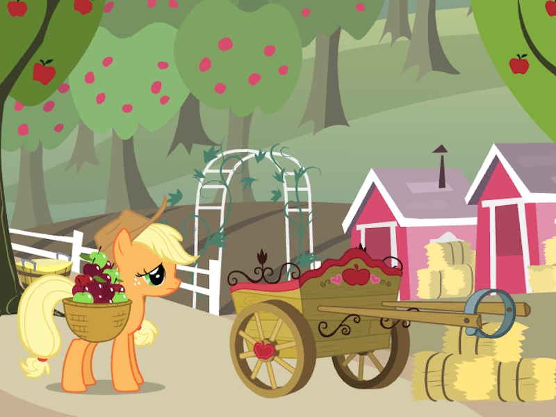 Igra Moj mali poni: jabolk jabolk Applejack spletu