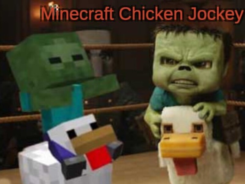 Igra Minecraft: piščančji jokej spletu